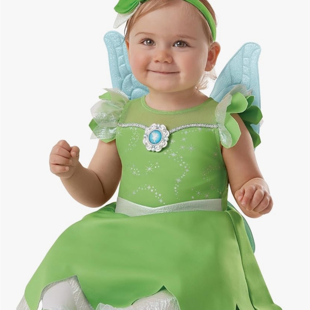 TinkerBell Costume with Blue Wings
